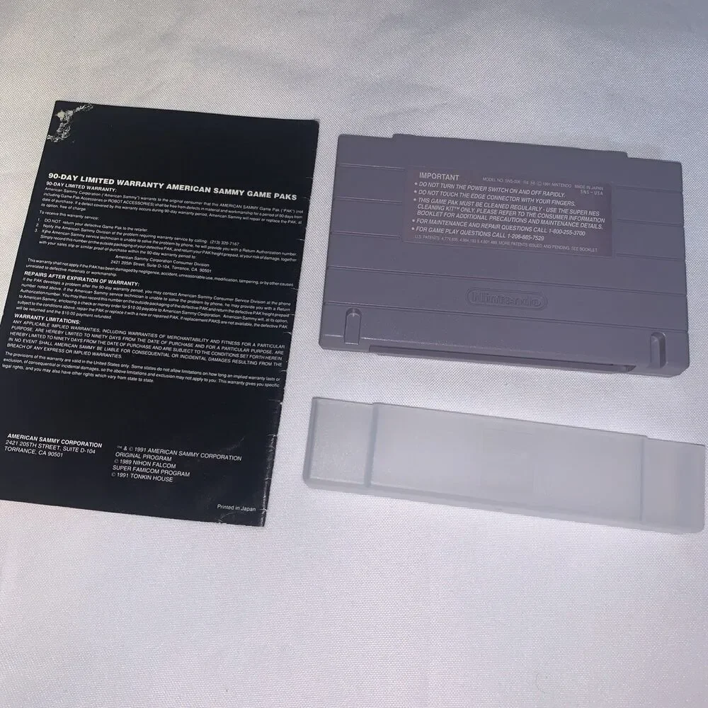 vintage game Wanderers From Ys III(Super Nintendo Entertainment System, 1992)